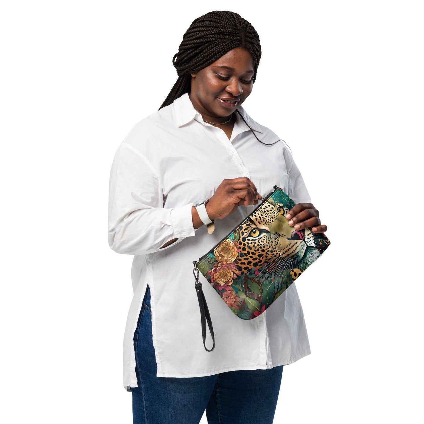 PNHF Vibrant Leopard Crossbody Bag