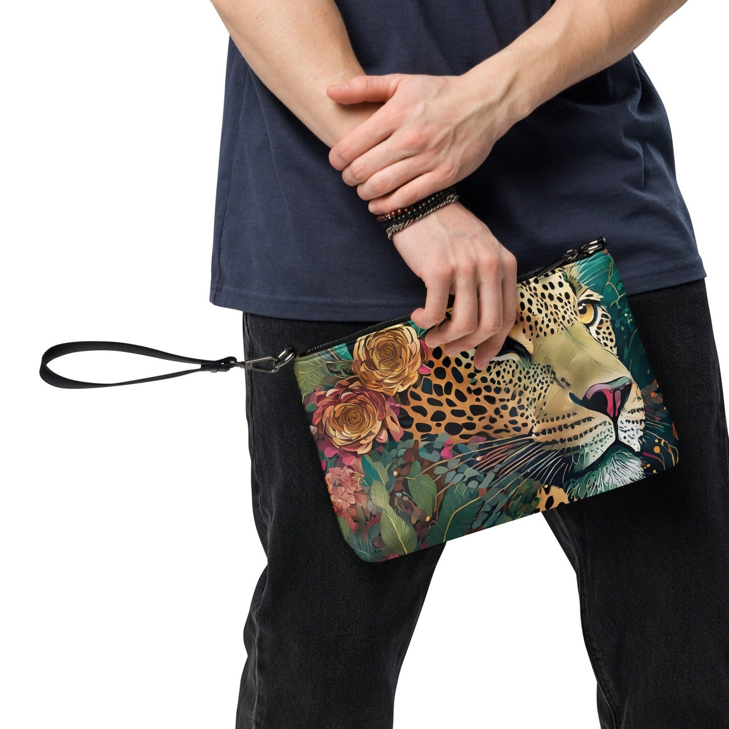 PNHF Vibrant Leopard Crossbody Bag
