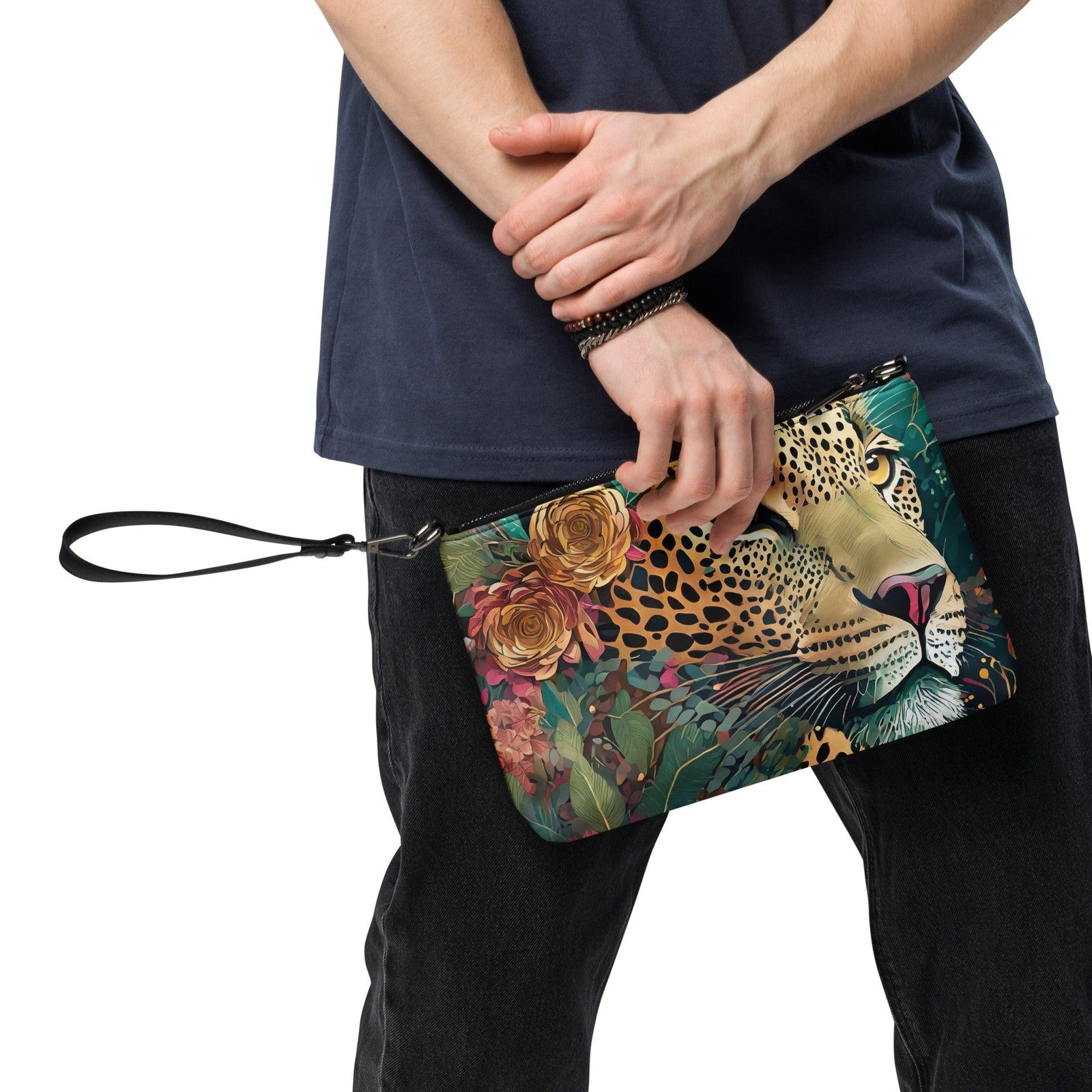 PNHF Vibrant Leopard Crossbody Bag