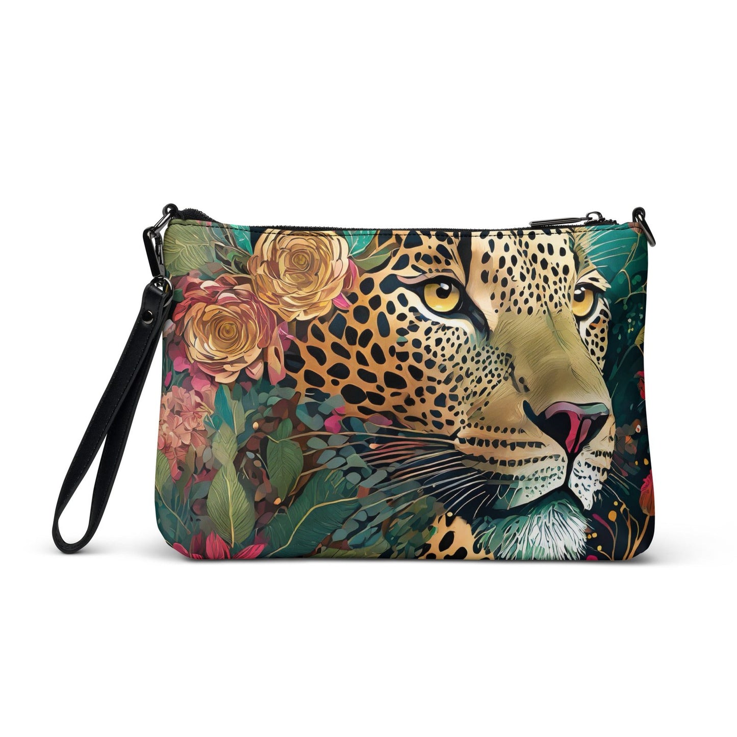 PNHF Vibrant Leopard Crossbody Bag