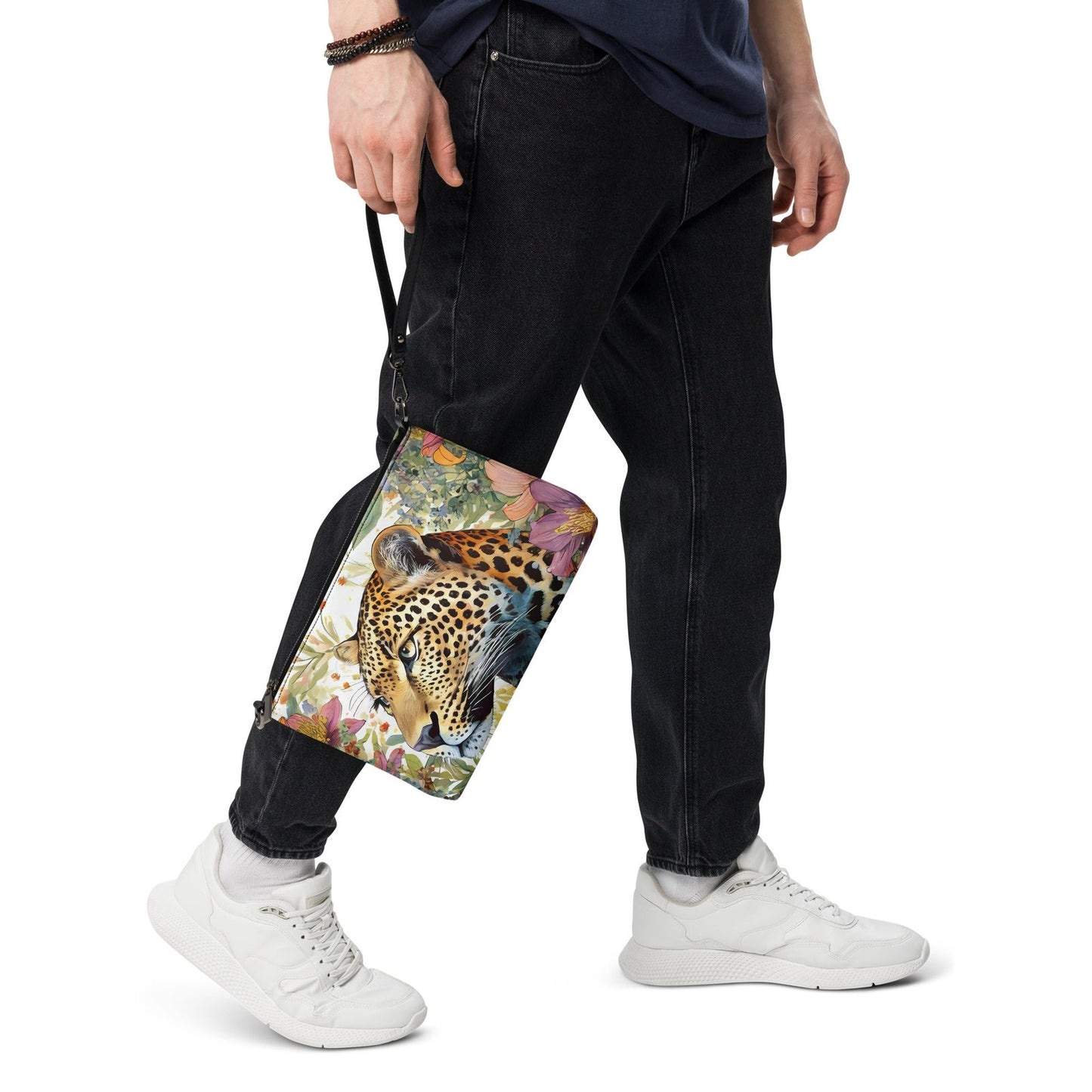 PNHF Vibrant Leopard Crossbody Bag