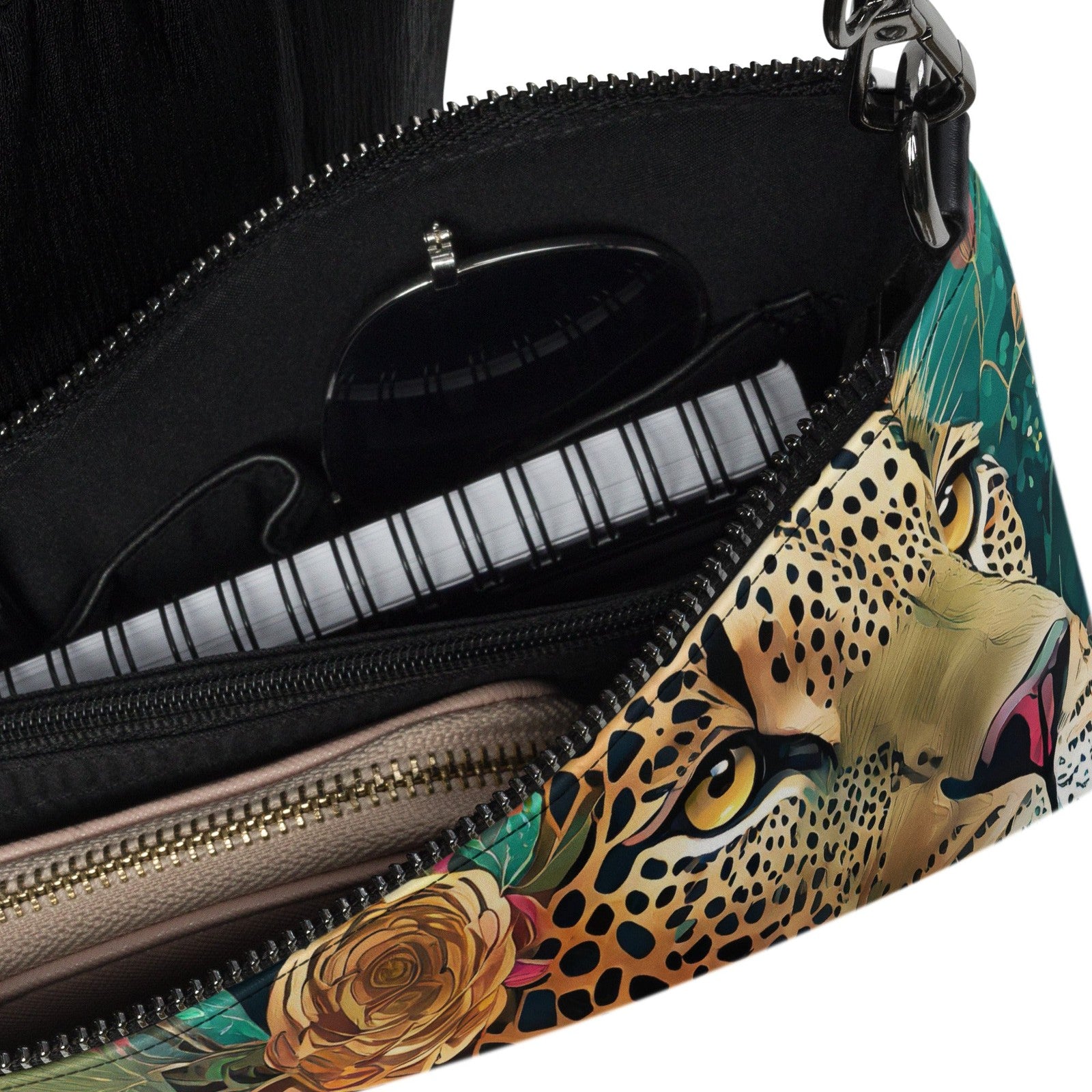 PNHF Vibrant Leopard Crossbody Bag