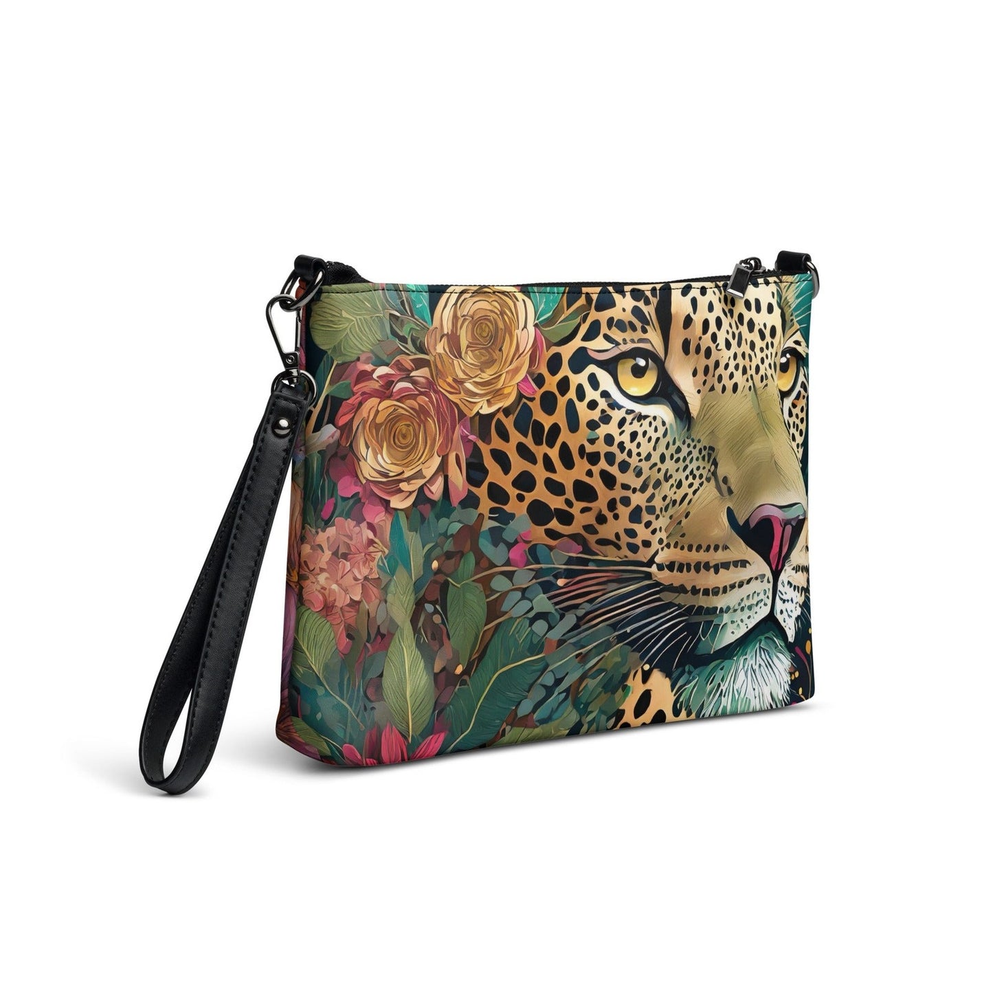 PNHF Vibrant Leopard Crossbody Bag