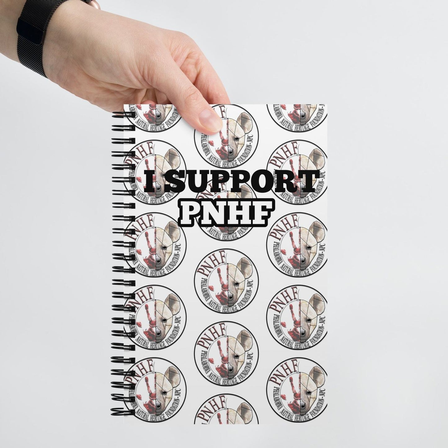 I Support PNHF Spiral Notebook