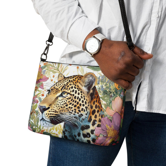 PNHF Vibrant Leopard Crossbody Bag